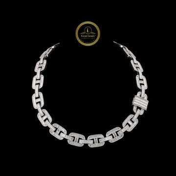Ivevar Moissanite Diamonds Cuban Chain – Men’s Luxury Customizable Diamond Ice Cuban hip-hop