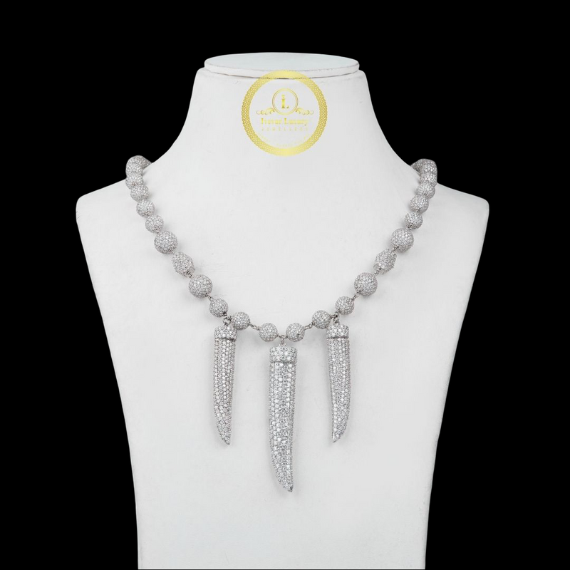 Premium Custom Cuban Chain with Moissanite Diamonds by Ivevar