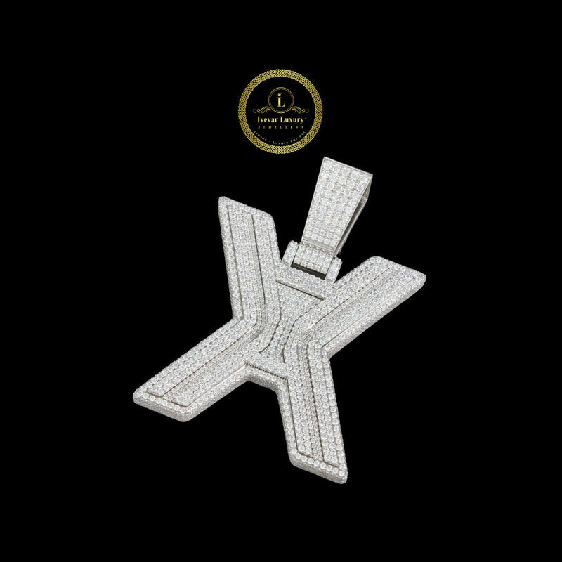 Custom Moissanite Wing Pendant VVS Diamond Jewelry by Ivevar