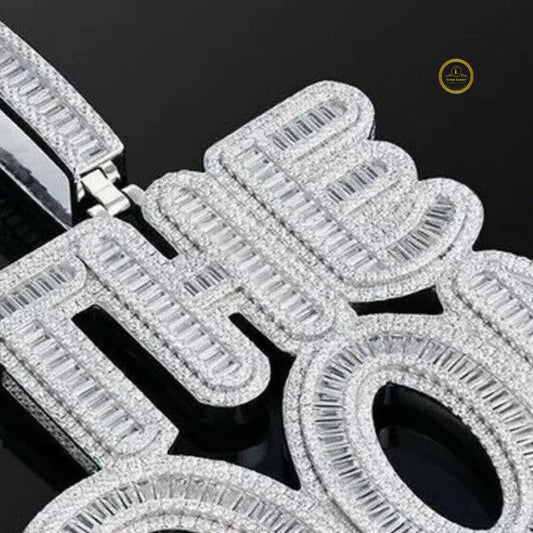 Hot Sale Iced Out Name Pendant - Custom Moissanite Hip Hop Necklace by Ivevar