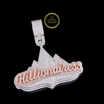 VVS1 Clarity Moissanite - Handmade Hip Hop Pendant by Ivevar