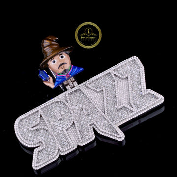 Luxury Custom Made Lab Grown Diamond Pendant Sparkling & Ethical