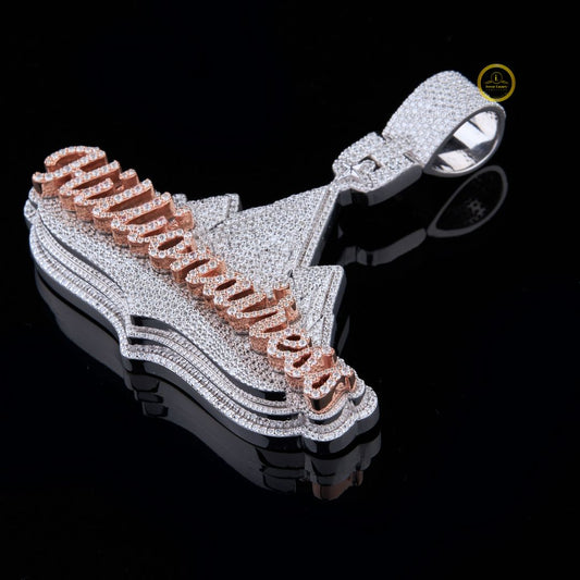 VVS1 Clarity Moissanite - Handmade Hip Hop Pendant by Ivevar