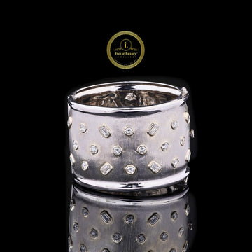 2.75 TCW Bold Lab Grown Baguette & Round Diamond Bracelet Modern Iced Style by Ivevar Luxury