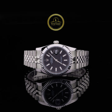 31mm Executive Petite Watch Deep Maroon Sunray Dial with Diamond-Style Accents